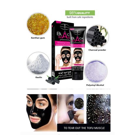 Blackhead Remove Black Facial Masks Deep Cleansing Purifying Peel Off 120ml