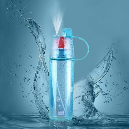 Facial Mist Spray Bottle 600ml - Blue