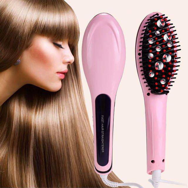 Fast Hair Straightener-Pink
