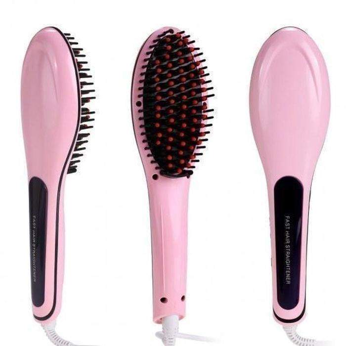 Fast Hair Straightener-Pink