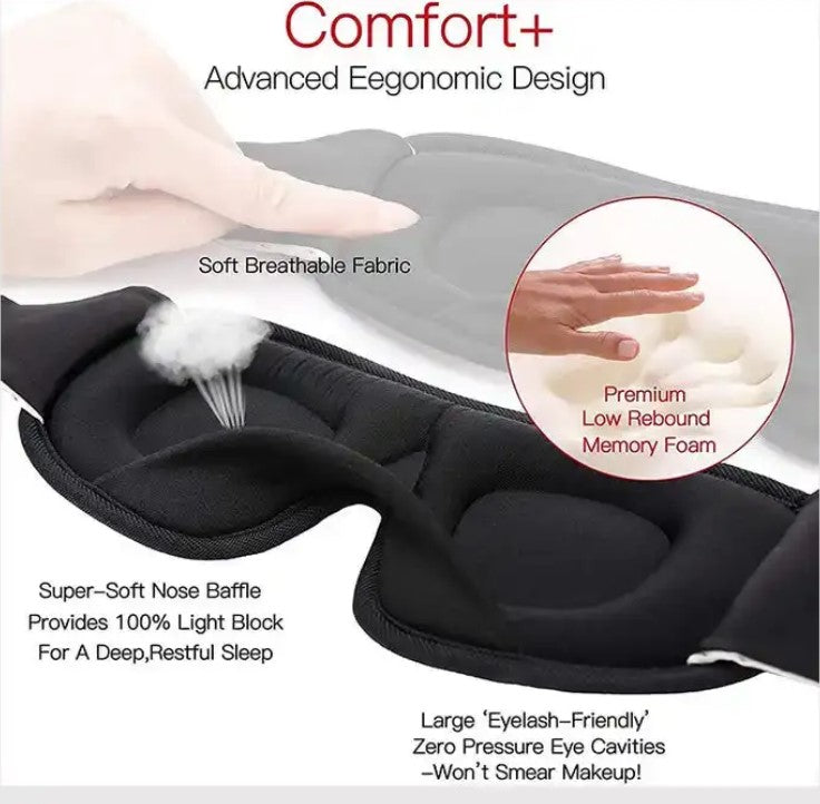 3D Memory Foam Sleep Eye Mask